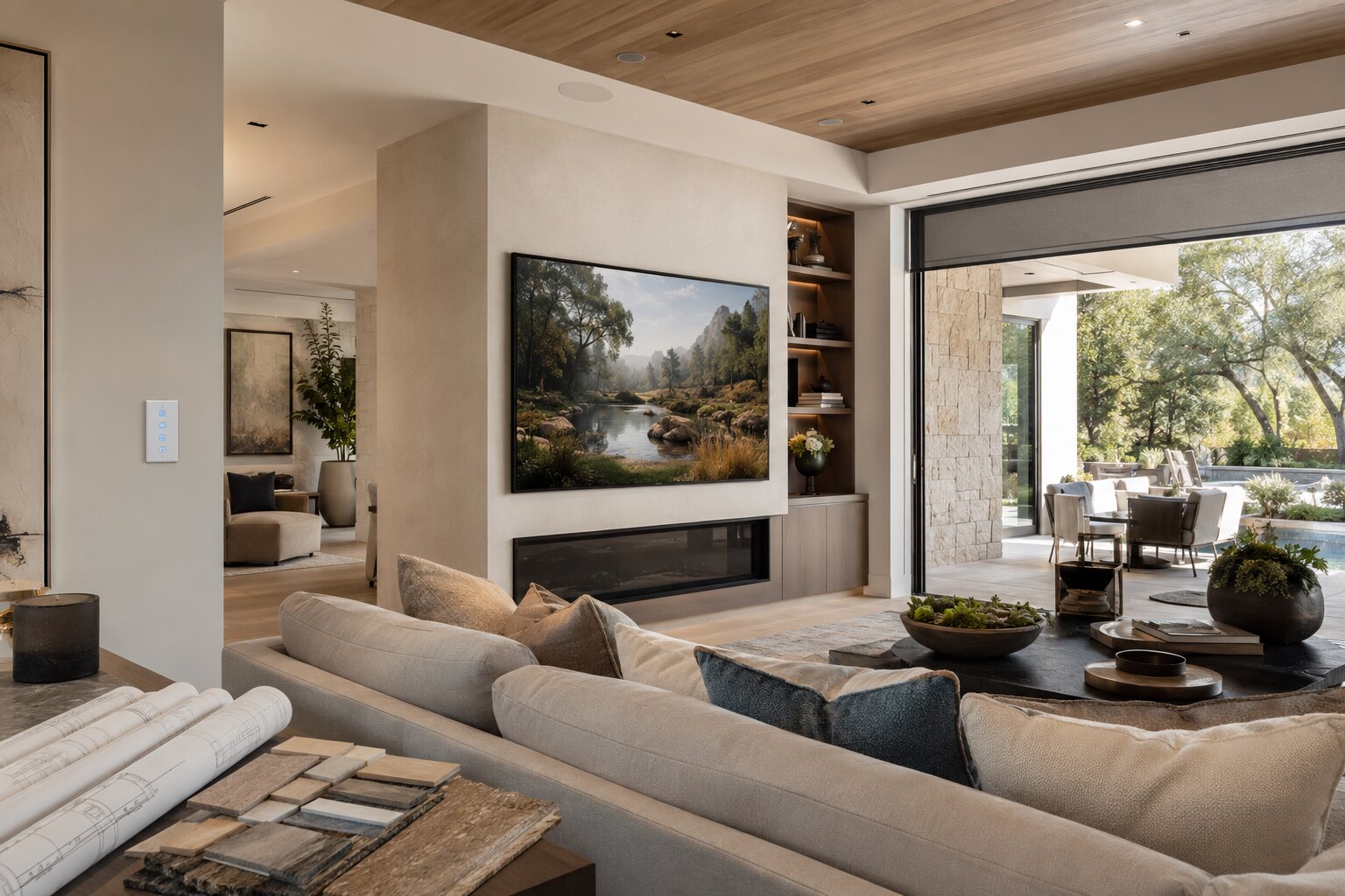 Architecturally integrated technology for custom homes and residential renovations