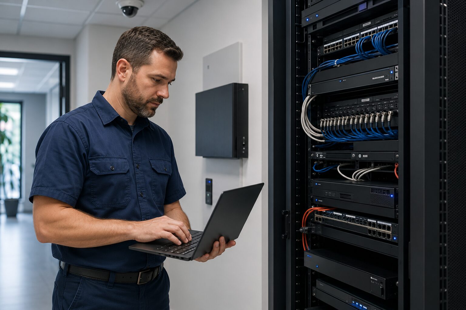 Kelltech Systems technician providing customer support